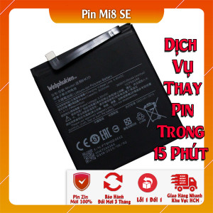 Pin Webphukien cho Xiaomi Mi8 SE, Mi 8 SE  Việt Nam BM3D -  3120mAh